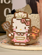 Princess Magic Hello Kitty Keychain – Glitter Finish, Crown & Wand – Fairy Tale Decor