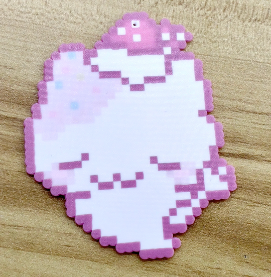 8.Pink Sprinkle Ice Cream Cinnamoroll Perler Bead Charm | Coquette Summer Sanrio Backpack Accessory & Coaster