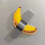 Custom Perler Bead Magnet | Personalized Pixel Art Portrait from Your Photo