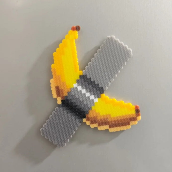 Custom Perler Bead Magnet | Personalized Pixel Art Portrait from Your Photo