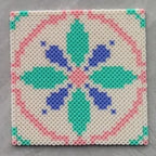 4-Piece Modular Pixel Art • Coaster + Frame Art 2-in-1