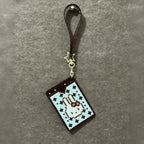 Mint Chocolate Miffy Perler Bead Card Holder