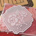 Pink & White Romantic Square – Pixel Rose and Couple Perler Art