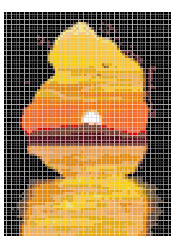 Mountain Sunrise Scenery Perler Bead Kit | Pre-sorted Color Beads + Printed Pattern Artwork DIY Landscape Pixel Art Gift