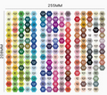 Perler Fuse Bead Color Code Labels | 221/302 Color Stickers for MARD & 305-Series Beads, Organizing Tool