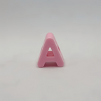 Large Hole 3D Acrylic Letter Beads Set - Full A-Z Alphabet Macaron Charms for DIY Bracelets, Necklaces & Custom Crafts