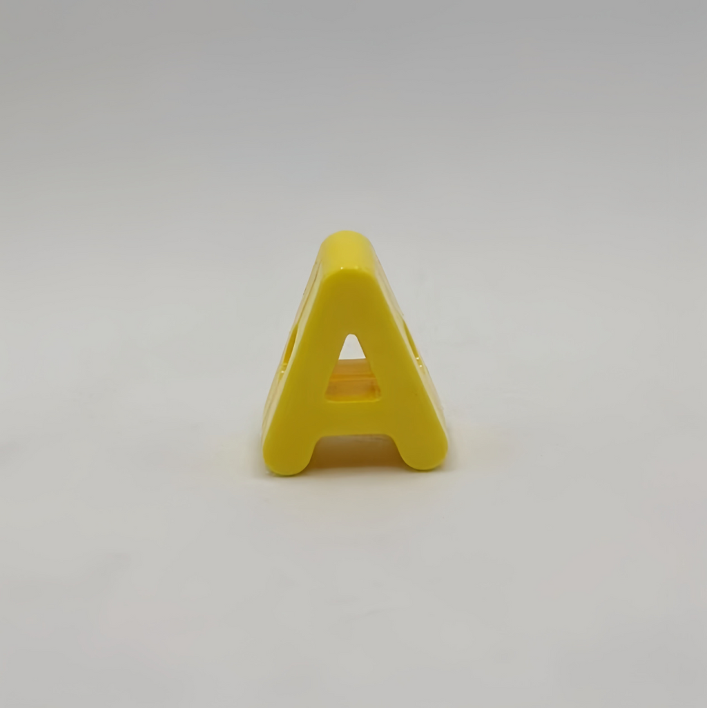 Large Hole 3D Acrylic Letter Beads Set - Full A-Z Alphabet Macaron Charms for DIY Bracelets, Necklaces & Custom Crafts