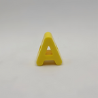 Large Hole 3D Acrylic Letter Beads Set - Full A-Z Alphabet Macaron Charms for DIY Bracelets, Necklaces & Custom Crafts