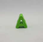 Large Hole 3D Acrylic Letter Beads Set - Full A-Z Alphabet Macaron Charms for DIY Bracelets, Necklaces & Custom Crafts