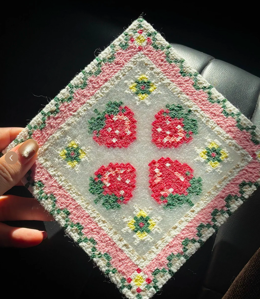 Rustic Floral Perler Bead Coaster Set | 3 Designs, Finished Coaster or DIY Craft Kit Option