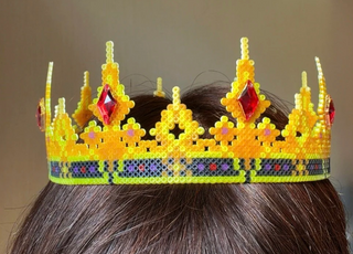 Golden Medieval Crown