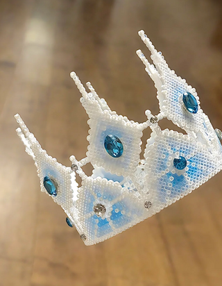 Ice Elsa Blue Crown