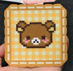 Cute Animal Pixel Art Perler Bead Coaster - Handmade Desk Decor