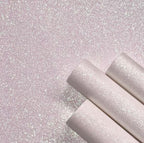 Pink White Glitter Fabric Sheets - Chunky & Fine Glitter Combo (20x15cm, 4 Pack) - Sparkly Fuse Bead Finishing Material