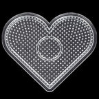 2.6mm Mini Fuse Bead Pegboard – Square, Circle, Heart & Star Shapes Available