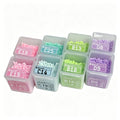 2100pcs Fuse Beads Kit – 75ml Compact Box (40x40x47mm) for DIY Perler Bead Crafts – Pack of 10