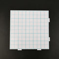 52-Peg Medium Pegboards for Mini Beads – White Board with Colored Grid Lines (Blue / Grey / Yellow)