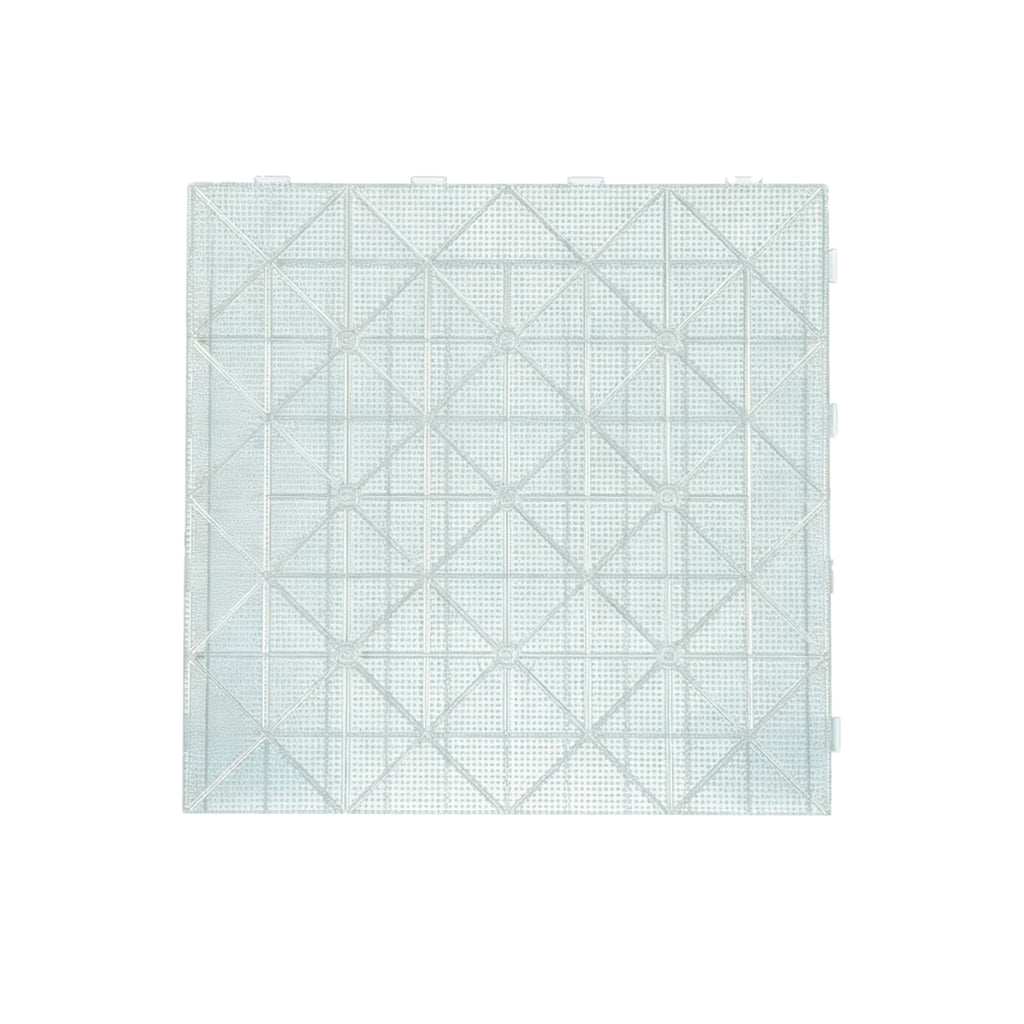 104-Peg Large Pegboard for 2.6mm Mini Beads – White / Transparent / Blue Grid Lines