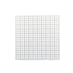 104-Peg Large Pegboard for 2.6mm Mini Beads – White / Transparent / Blue Grid Lines