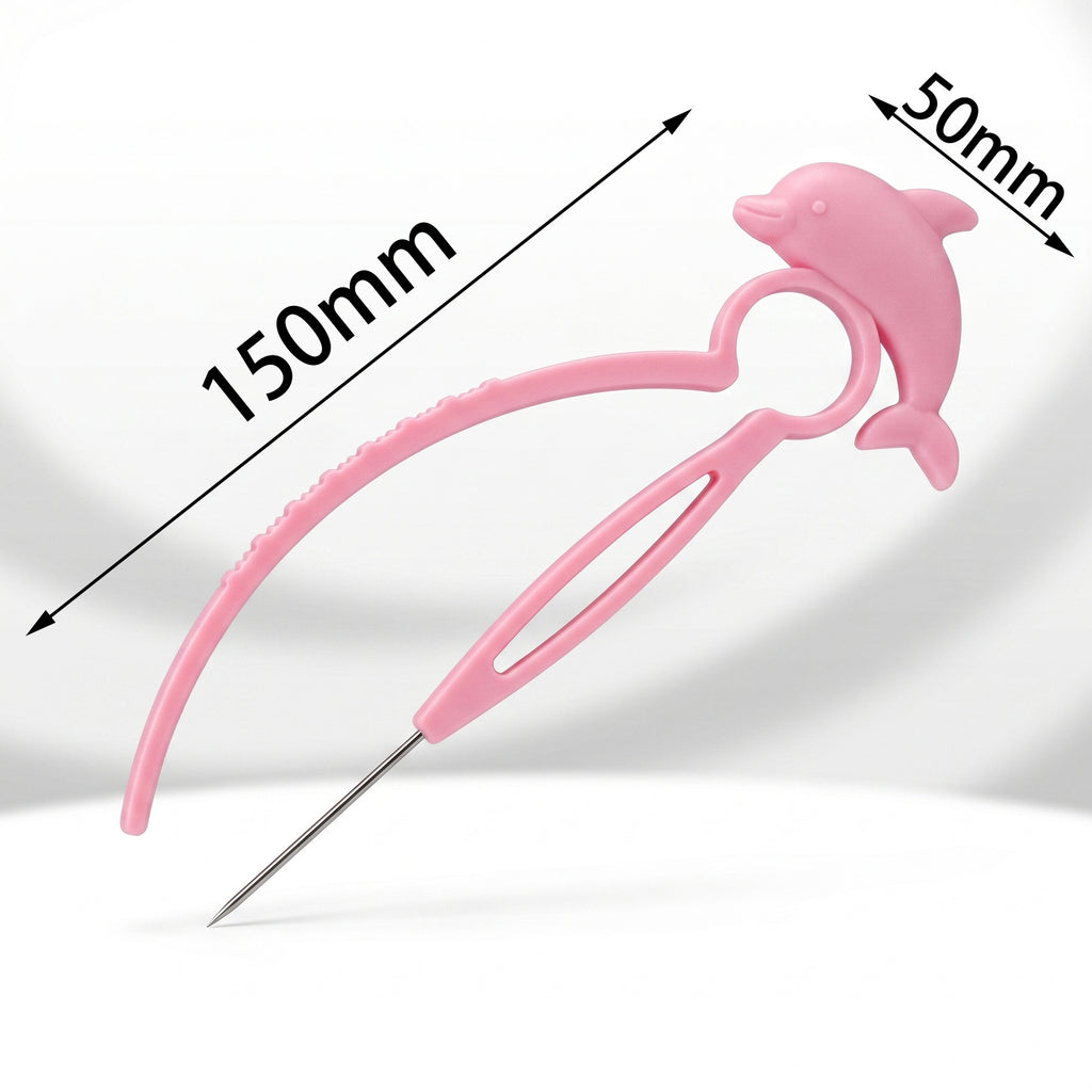 2.6mm Mini Bead Tool Kit – Dolphin Pen, Scoops, Tweezers & Storage – Beginner Essential (9‑Piece Set)