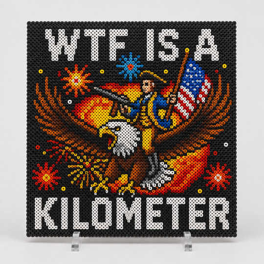 WTF IS A KILOMETER • Bald Eagle • Retro Hardcore Pixel Art