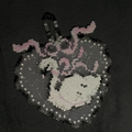 Heart‑Shaped Swan – 10cm Sparkle Base Perler Bead Hanging Ornament