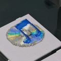 Y2K CD Charm – Round Perler Bead Art