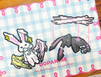 Angel & Puppet Bunny Set – Light & Shadow Perler Bead Art (Two Designs)