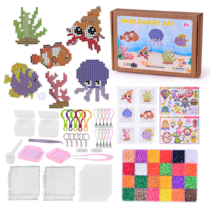 2.6mm Mini Fuse Bead Kit – Complete DIY Perler Bead Set for Beginners