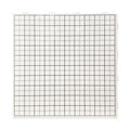 2.6mm Mini Fuse Beads Square Pegboard – 104 Pegs, 28×28cm, White