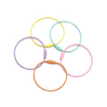 Colorful Key Rings Mix Pack | 10 pcs | 5 Colors | DIY Keychain Hardware