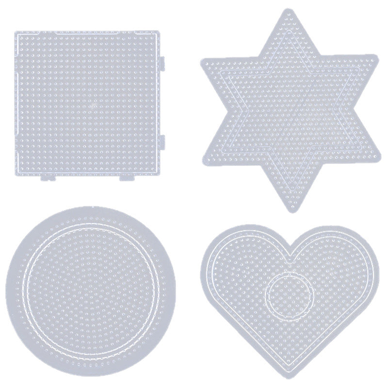 2.6mm Mini Fuse Bead Pegboard – Square, Circle, Heart & Star Shapes Available