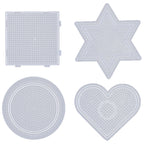 2.6mm Mini Fuse Bead Pegboard – Square, Circle, Heart & Star Shapes Available