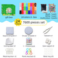 5mm Fuse Beads Kit - 24/36/48 Colors with Pegboards, Tweezers, Ironing Paper & Accessories | Complete DIY Perler Beads Set for Kids & Adults