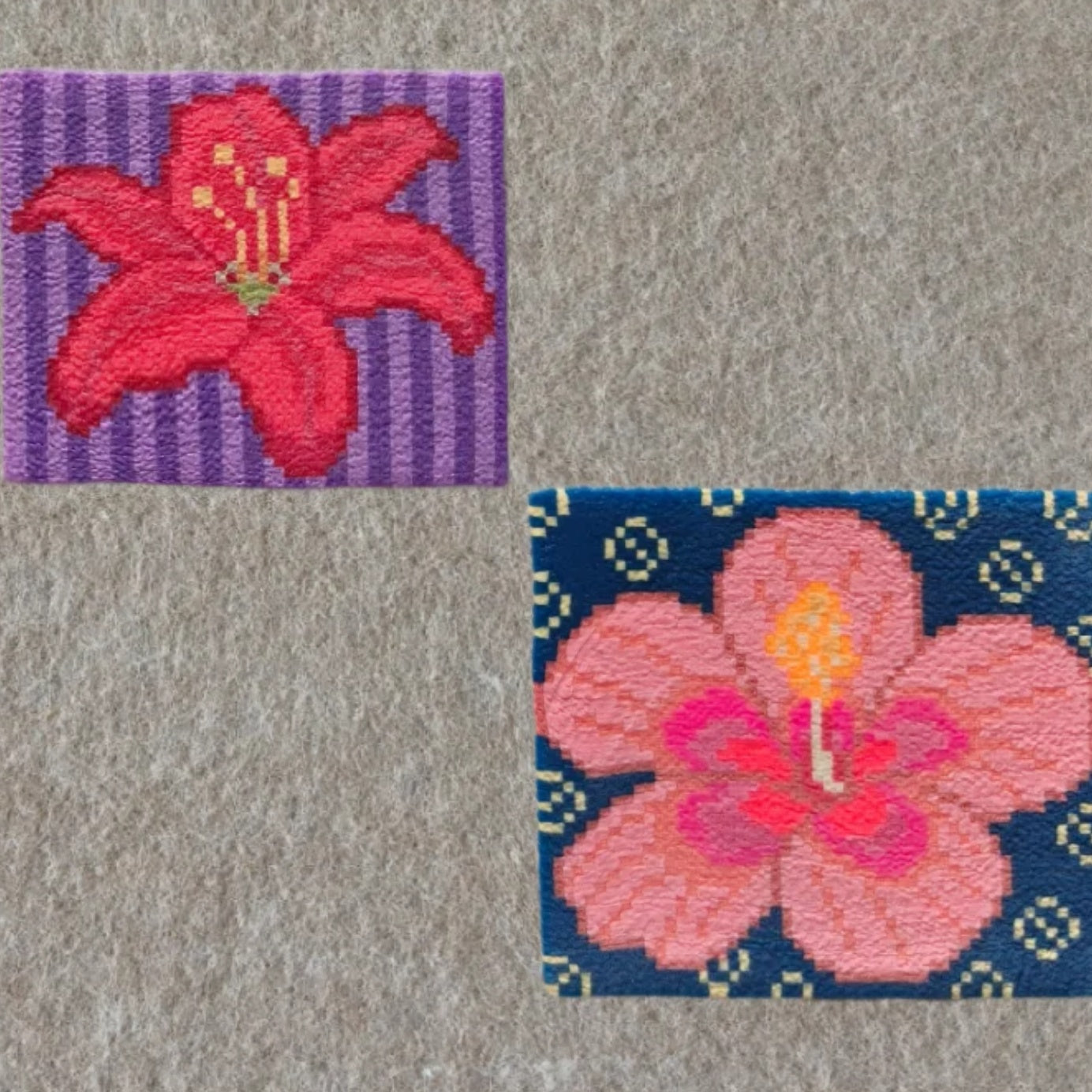 Flower Perler Bead Coasters