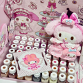 Heart Hug My Melody Perler Bead DIY Pattern | Pink Coquette Sanrio Backpack Charm & Coaster