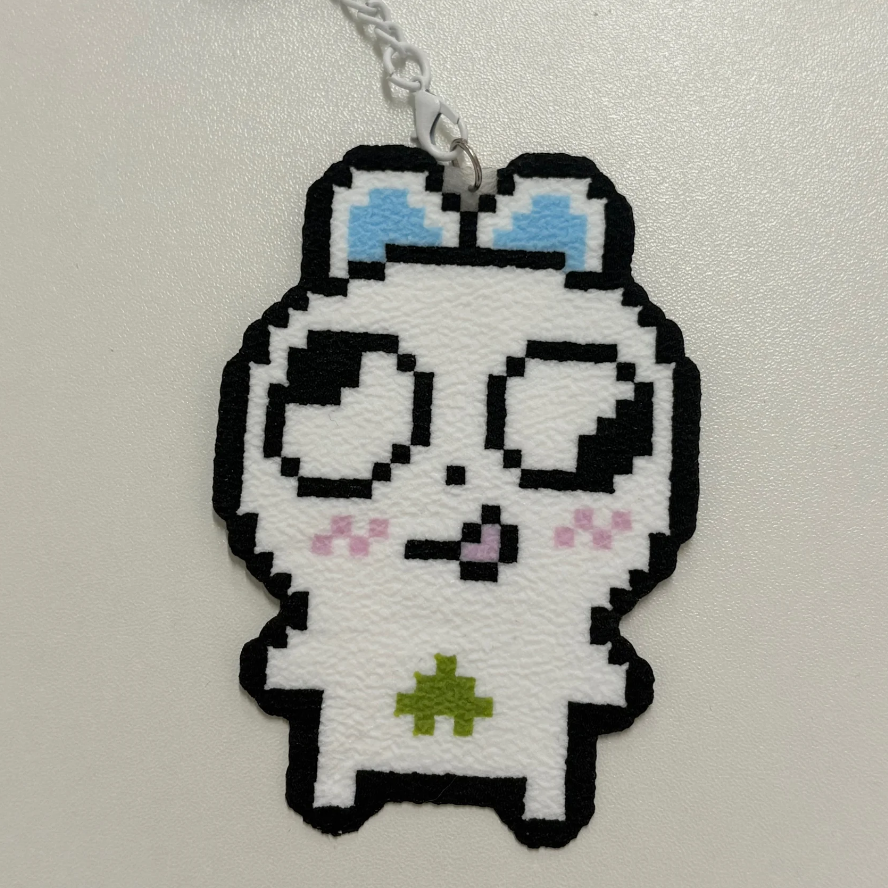 Three Silly Animal Phone Charms – Perler Bead Keychain Set (3 Designs Included)