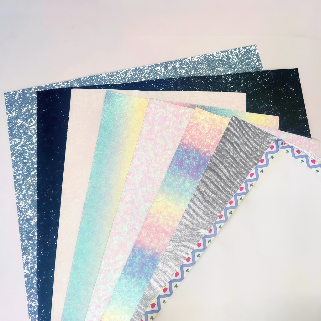 Perler Pressing Paper Set – 8 Sheets (Baking, Glitter & Cinderella Finishes) – Reusable Ironing Paper for Fuse Beads