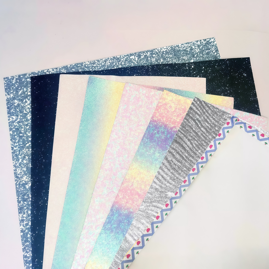 Perler Pressing Paper Set – 8 Sheets (Baking, Glitter & Cinderella Finishes) – Reusable Ironing Paper for Fuse Beads